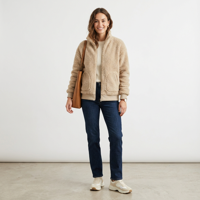 Teddy Jacket in oatmeal